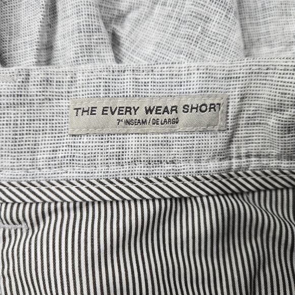 NWT Goodfellow Men's Linen Blend Shorts Gray Flat Front Every Wear Preppy sz 40 - Picture 8 of 10